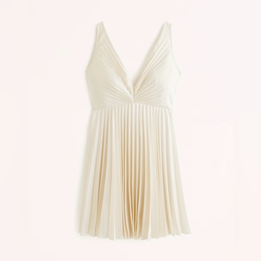 Abercrombie & Fitch Cream Mini Dress